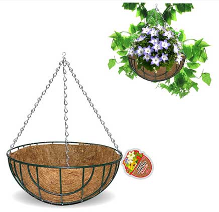 83-188J Кашпо подвесное Кокос, 30*30 см