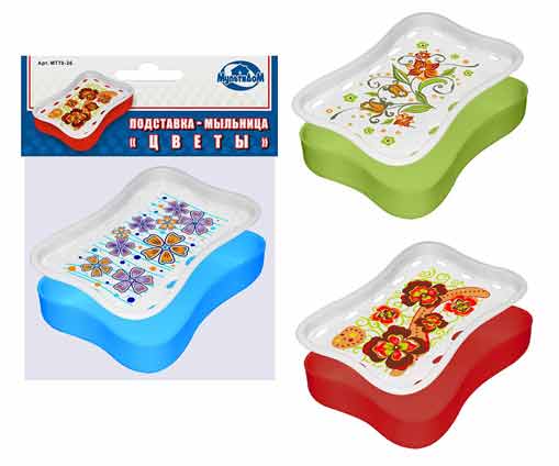 Мыльница-подставка Цветы MT76-26