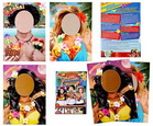 Набор фотобутофории для проведения праздника Гавайский, 3шт., 33 х 47 см 1096796