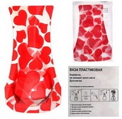 Ваза пластиковая складная Сердечки, цвет красный 1255149