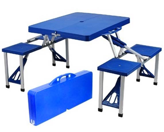 Складной стол и стулья HY8082  84*64*65см