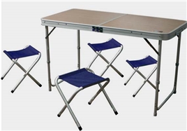 Складной стол и стулья  SJ-8812-4, 120х60х70см  ТМ