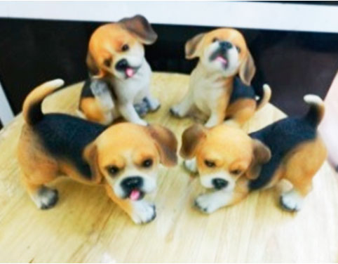 Сувенир фигурка D377, 10х5х9 см - кр 4шт