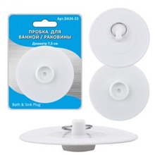 Пробка для ванной-раковины D7,5см DA34-23
