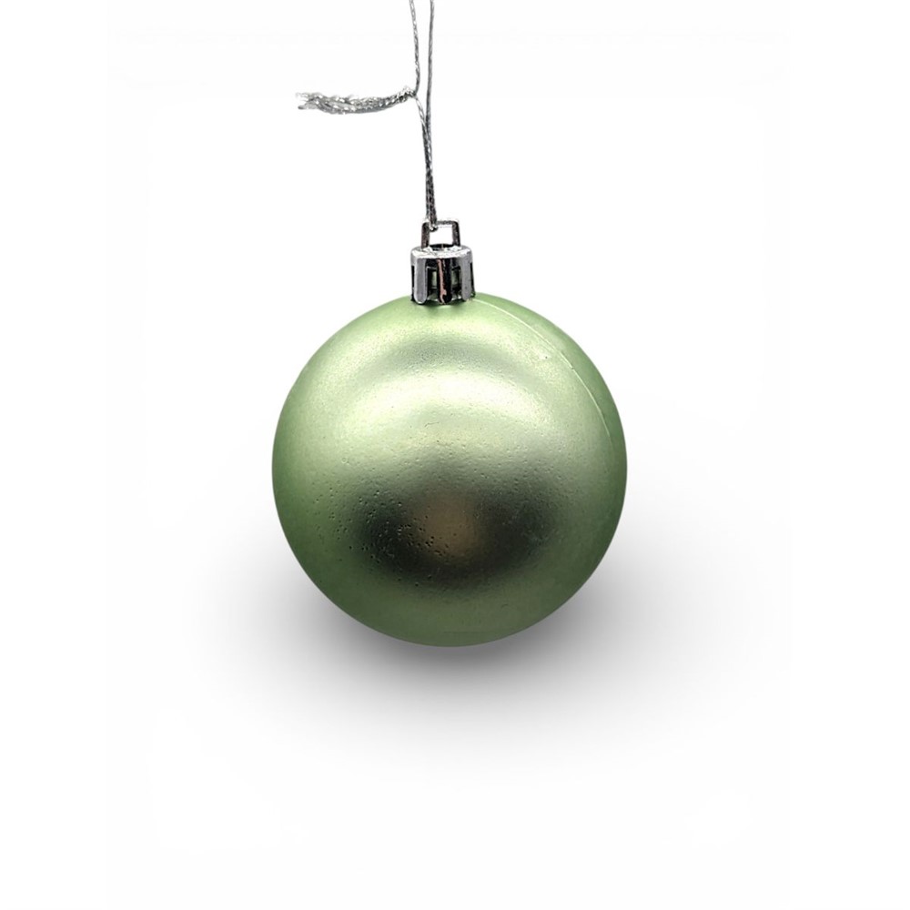 Украшение подвесное 6см *6шт 78780 Ассорти фиолетовое, зеленое, серебряное