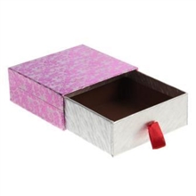 Коробка подарочная квадрат 12,5*12,5*5 см Пенал, цвет розовый 1534054