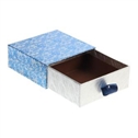 Коробка подарочная квадрат 12,5*13,5*5,5 см Пенал, цвет синий 1534055