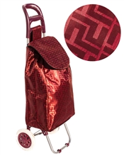 Хозяйственная сумка-тележка 1301-Т цвет №2 (бордовый)