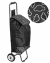 Хозяйственная сумка-тележка 1500 ( МЕТАЛ.колеса)  цвет №2 черный