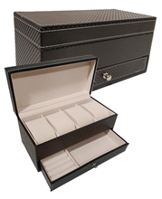 Шкатулка для бижутерии CX7329, черная 22,3х10,7х11см