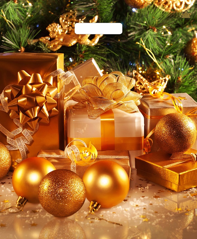 Мешок с ручками Золотые шары NEW 45х38см, 60мкм  н00187066