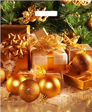 Мешок с ручками Золотые шары NEW 45х38см, 60мкм  н00187066