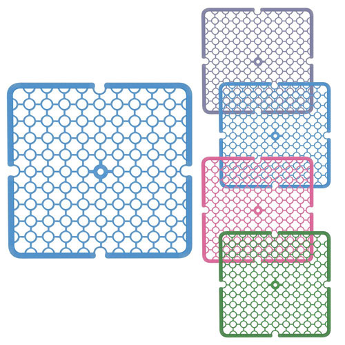 Коврик в раковину. Размер 29х29см МГ76-116