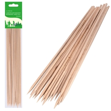 Шампуры для шашлыка дер. Набор 10 шт. (квадратные) 44см МШ84-104