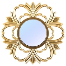 Зеркало 060-1 ( 24см рама х 10,5см зеркало ) золото