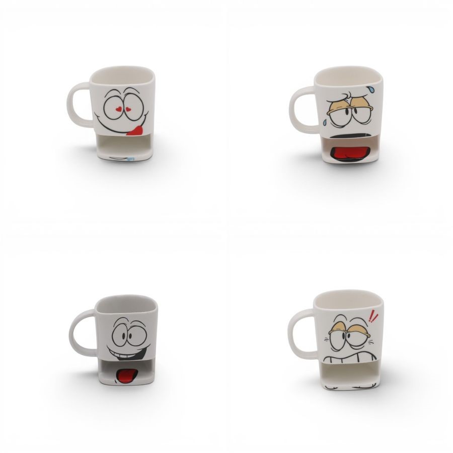 Кружка MUG-345  220мл 9,8х7,5х7,5см(Mix)