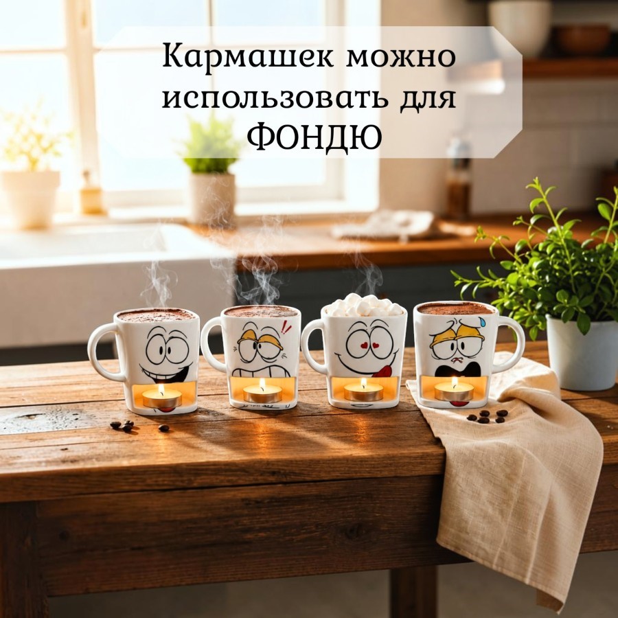 Кружка MUG-345  220мл 9,8х7,5х7,5см(Mix)