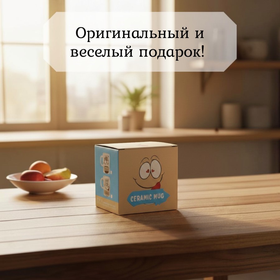 Кружка MUG-345  220мл 9,8х7,5х7,5см(Mix)