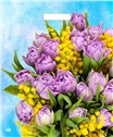 Мешок с ручками Сиреневые тюльпаны 45х38, 60мкм н00212927
