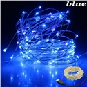 Гирлянда USB  Роса  светодиодная BX-8, 100л LED голубой, 10 м