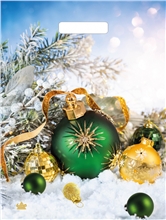 Мешок с ручками Шарики на снегу 40х31см, 30мкм н00225309