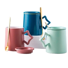 Набор чайный SET-101 (400мл 7,5х10,5см кружка, ложка, крышка)