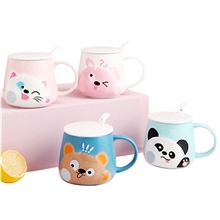 Набор чайный SET-87 (400мл 7,8х9,3см кружка, ложка, крышка)