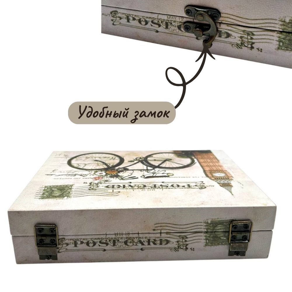 Сувенир шкатулка DH190  24х17х5,5см