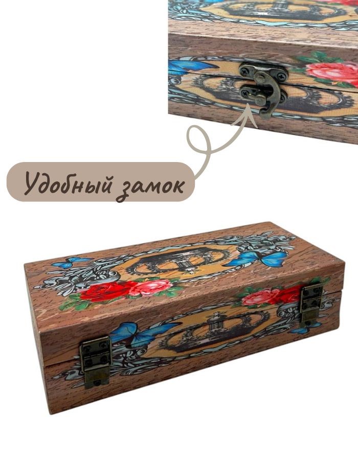 Сувенир шкатулка DH194-12  24х11х6см