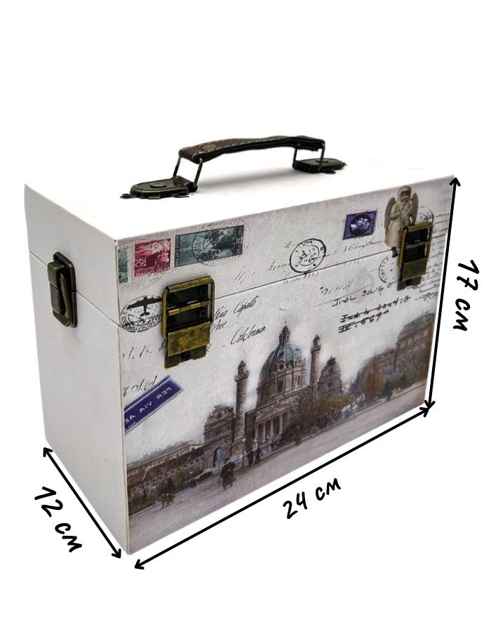 Сувенир шкатулка DH524-2 24х12х17см