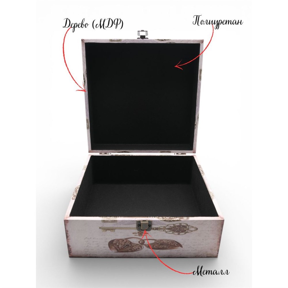 Сувенир шкатулка DH140-3-2 20х20х10см