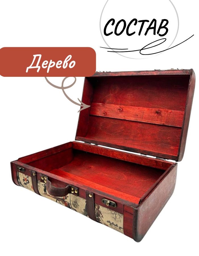 Сувенир шкатулка MH-FWB12-1 45*31*18см