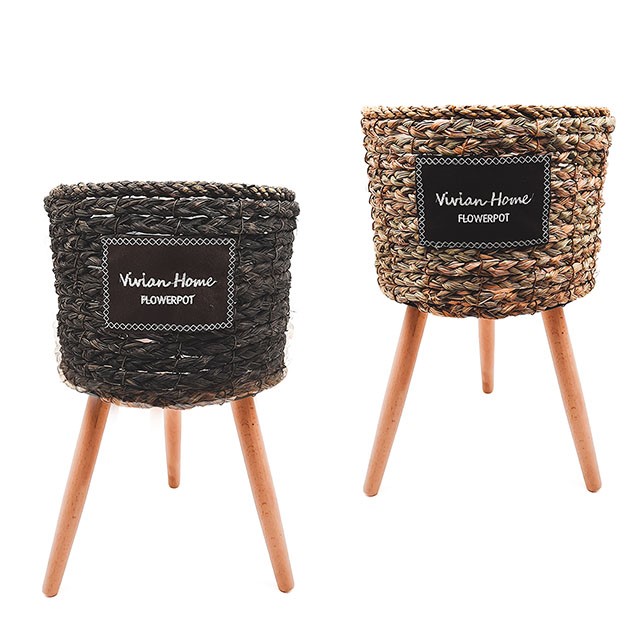 Кашпо TM122108 26х20х44см Темный