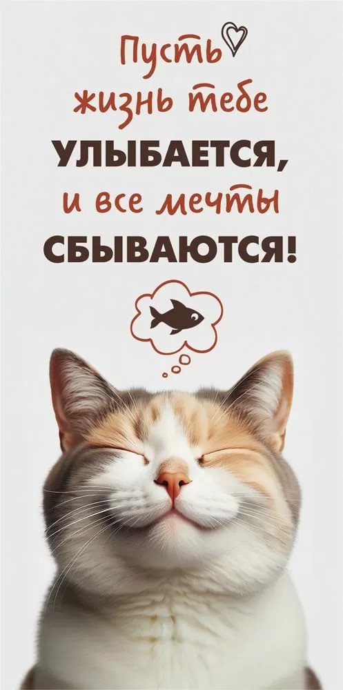 Конверт для денег 410 Пусть жизнь тебе улыбается! 1.0000159