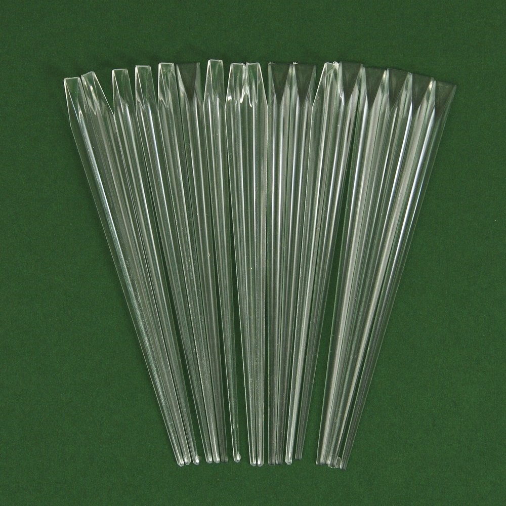 Шпажки для канапе Кристалл (Прозрачный). Набор 20шт.(дина 90 мм) МТ76-185