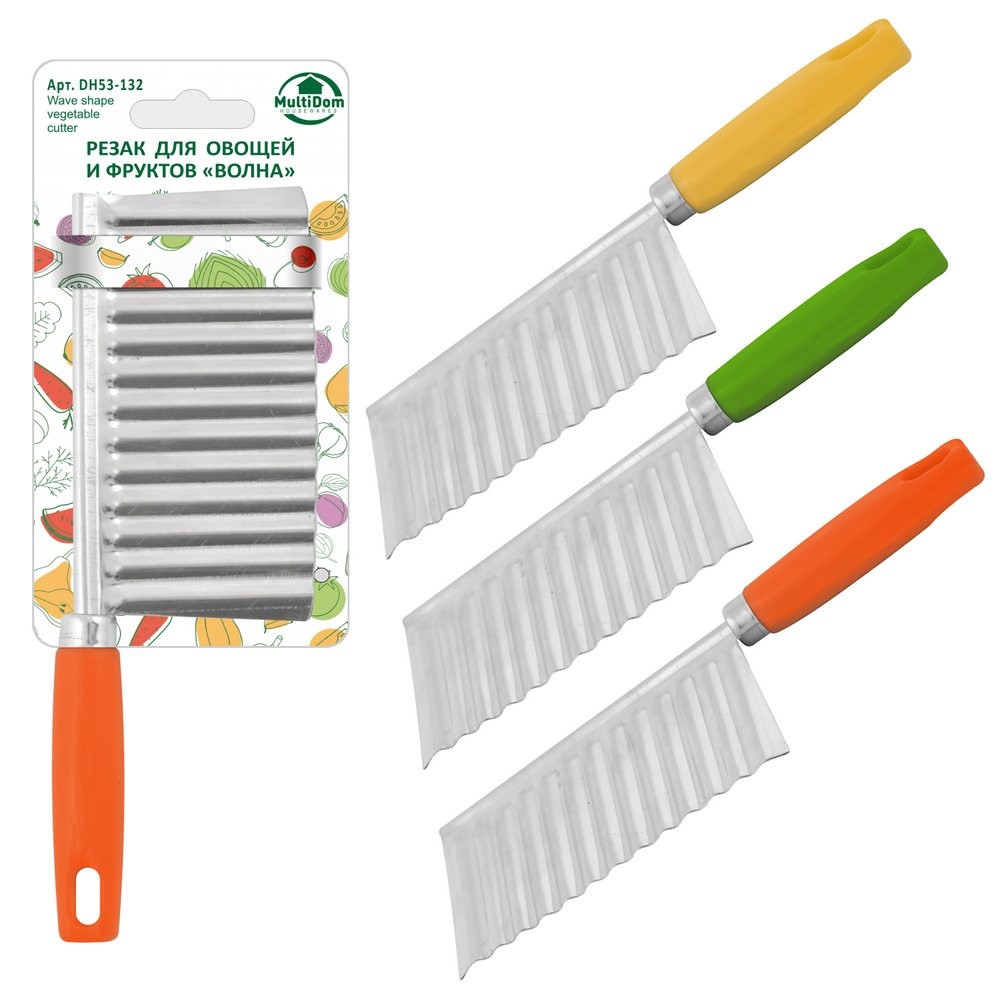 Резак для овощей и фруктов Волна. длина 19см DH53-132