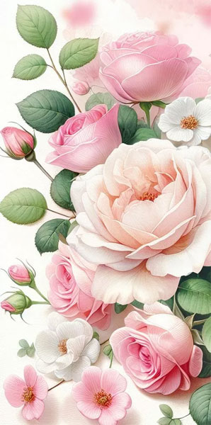 Конверт для денег 410 без надписи (розы) 5.0001840