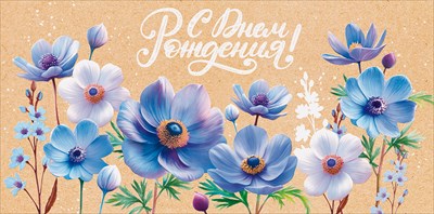 Конверт для денег 410 С Днем Рождения! 9.0001483