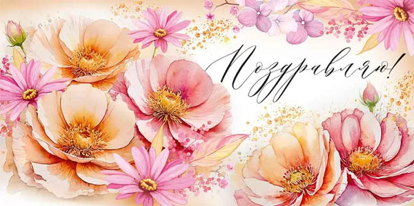 Конверт для денег 425 Поздравляю! 3.0000922