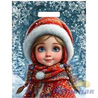Мешок с ручками Снегурушка 40х31см, 30мкм н00287936