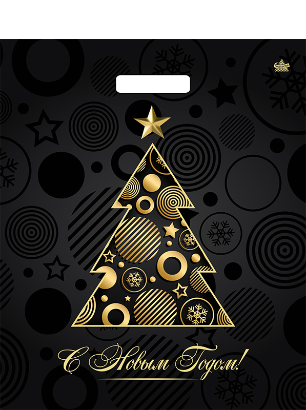 Мешок с ручками Акцент 45х38см, 60мкм н00287657