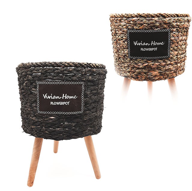 Кашпо TM122107 26х20х36см Светлый