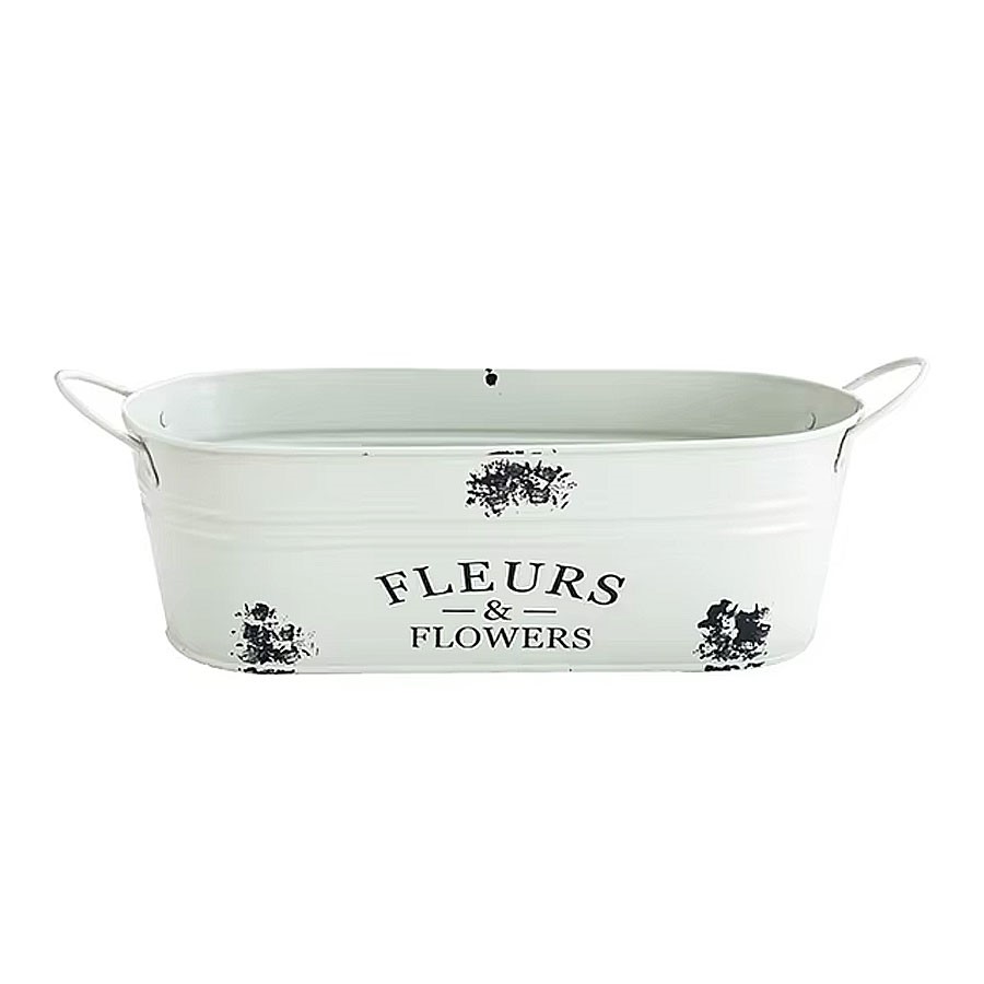 Кашпо TM24-M6  27х12х10см (Белый)