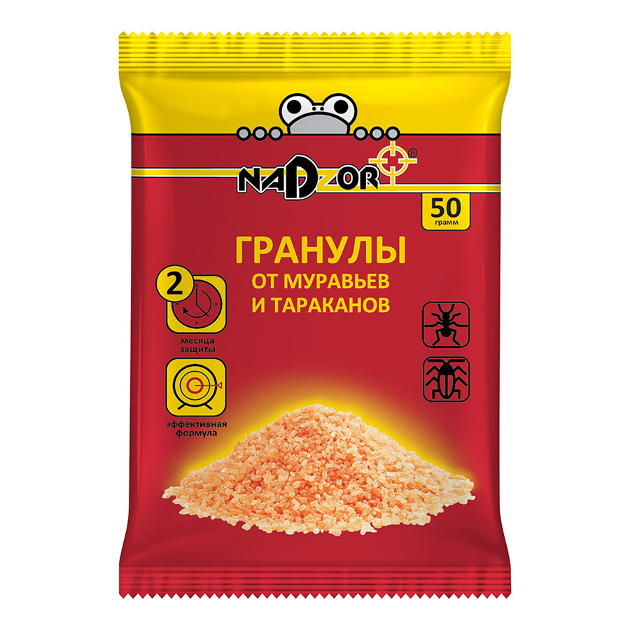 Гранулы от муравьев 50гр. NADZOR-100 GRAN123