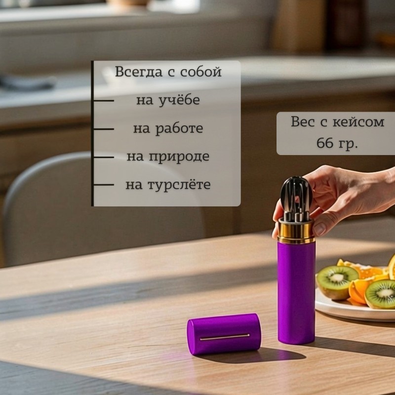 Набор для пикника BL-P006 (ДЛЯ ВБ Фиолетовый)