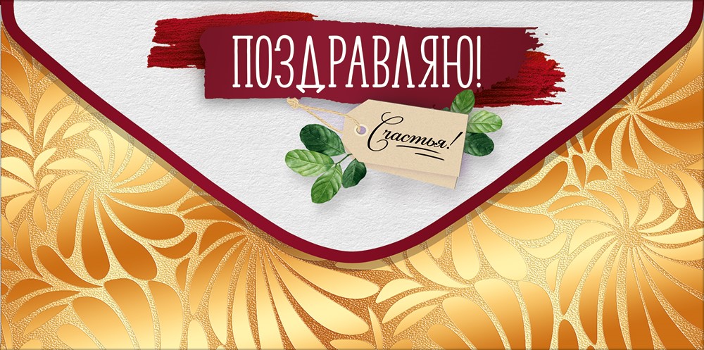 Конверт для денег 445 Поздравляю! 30000883